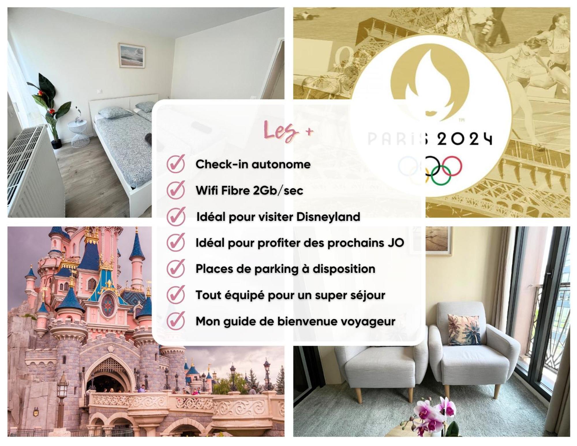 L'eden - T2 Neuf Avec Loggia Et Parking Prive - Proche Rer A & Disneyland Apartment Chessy (Seine-et-Marne)