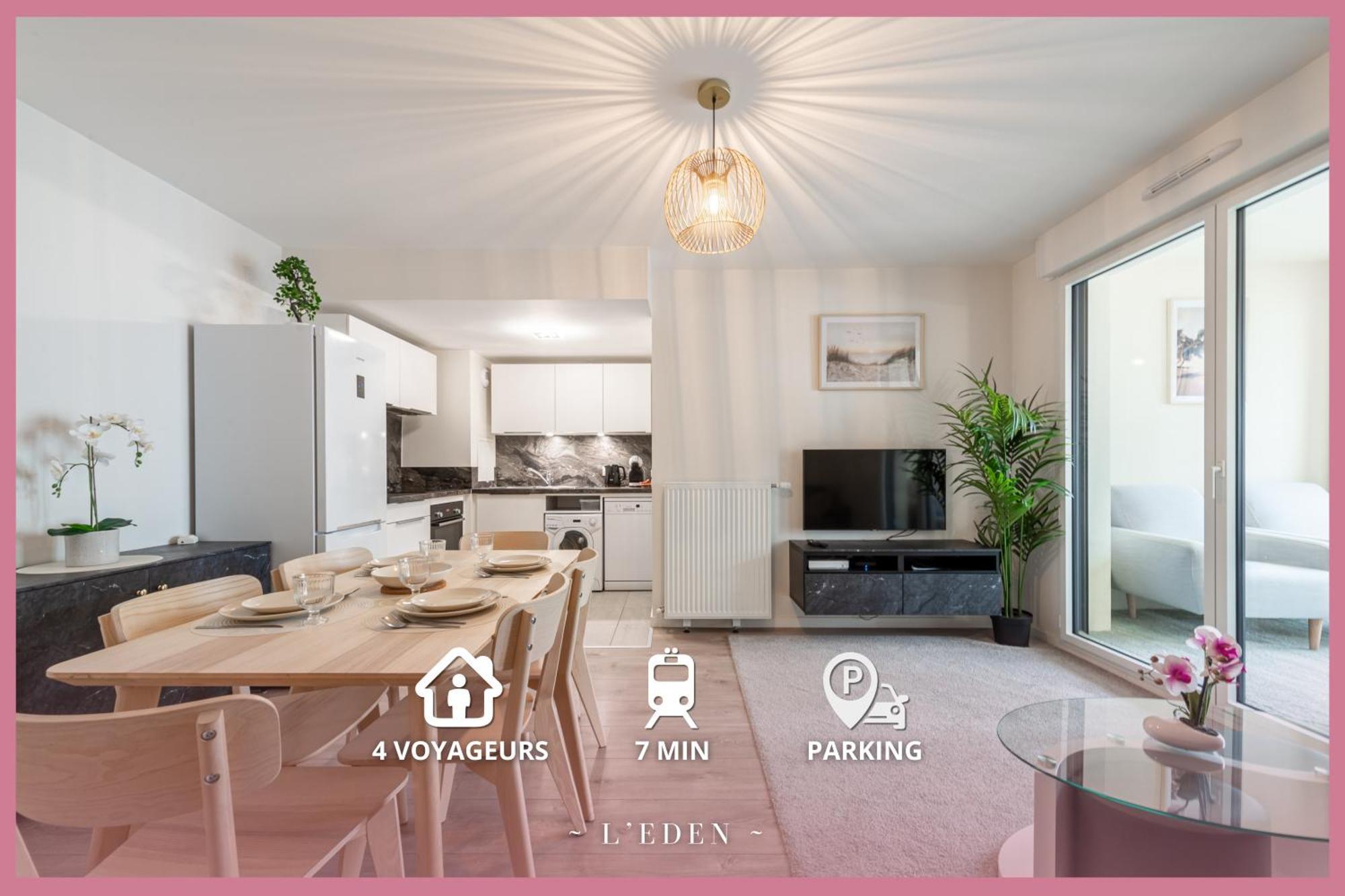 L'eden - T2 Neuf Avec Loggia Et Parking Prive - Proche Rer A & Disneyland Chessy (Seine-et-Marne)