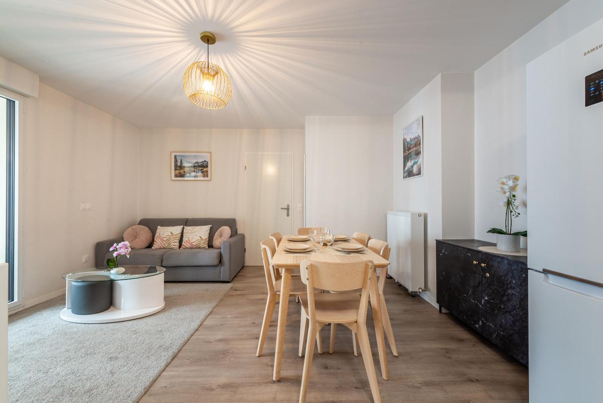 Apartment L'eden - T2 Neuf Avec Loggia Et Parking Prive - Proche Rer A & Disneyland *